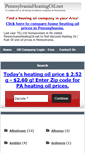 Mobile Screenshot of pennsylvaniaheatingoil.net